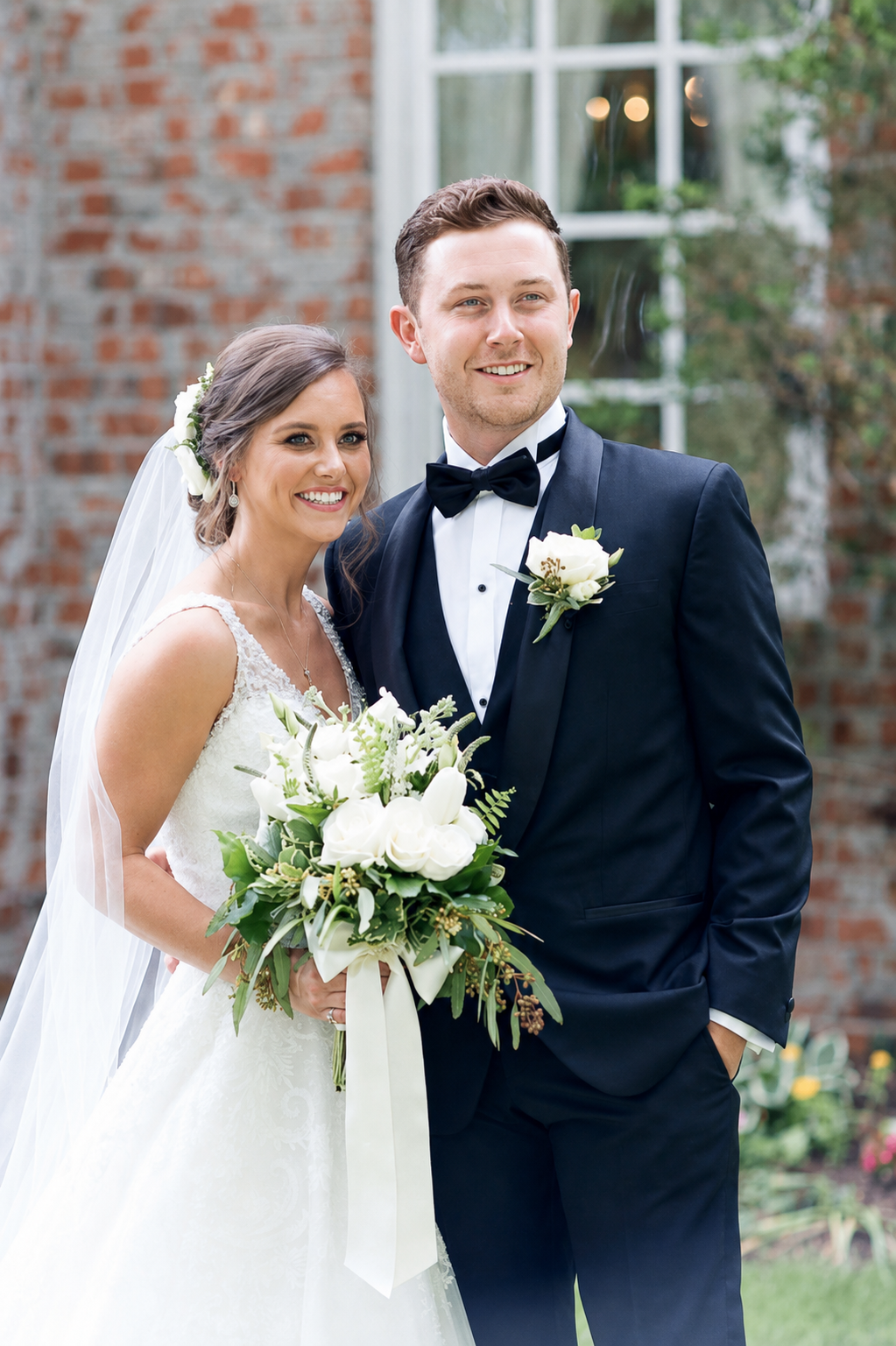 Scotty and Gabi McCreery on their wedding day in 2018.