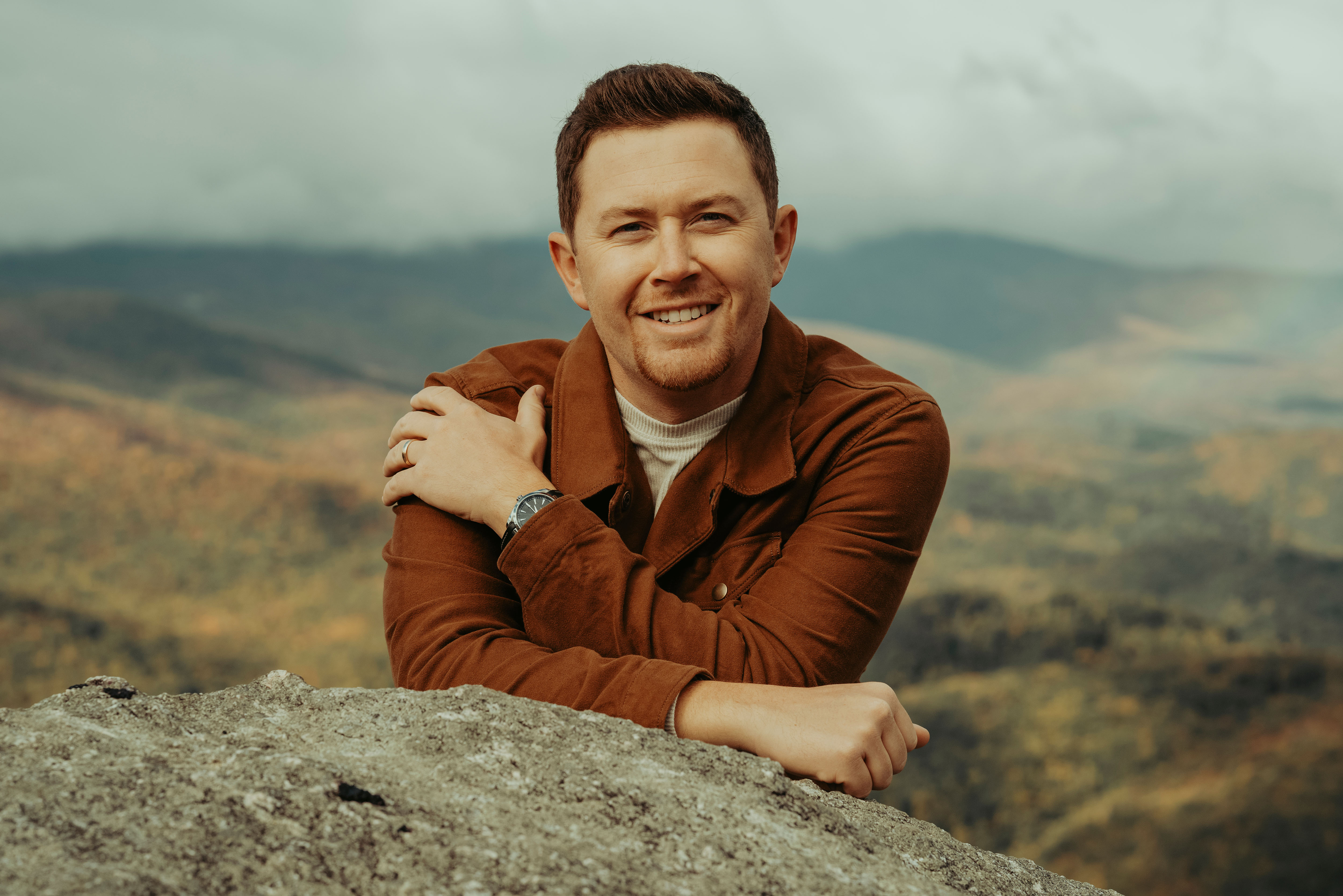 Scotty McCreery in the North Carolina mountains.